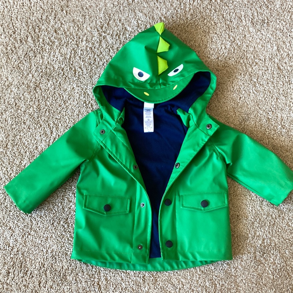 Little Me Dinosaur Rain Jacket 12m